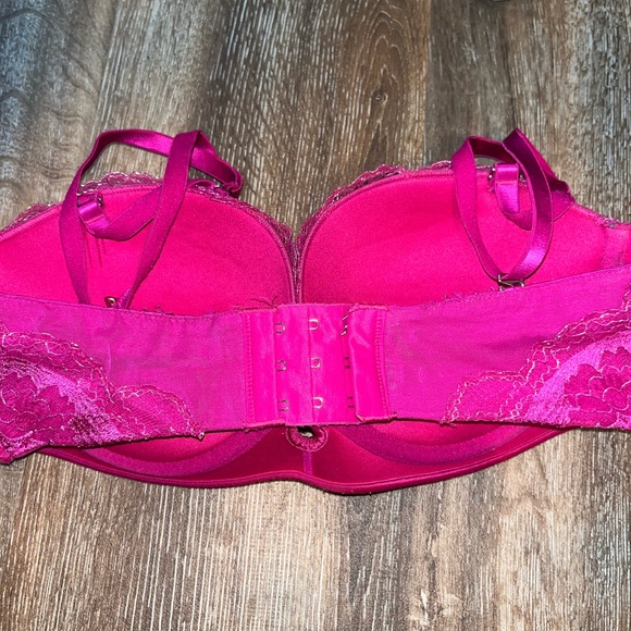 Sold-Victoria’s Secret Pink Lace Push up Bra Size 34D - Picture 5 of 5